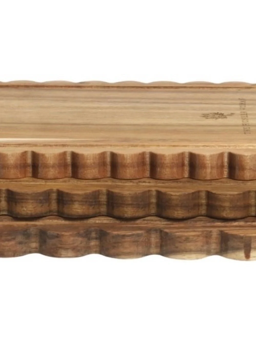 The Pioneer Woman 3-Piece Acacia Wood Scalloped Cutting Boards